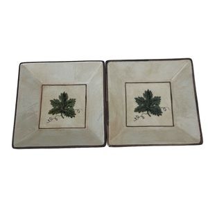 Williams-Sonoma Square Leaf Italian Pasta Bowls - Set of 2